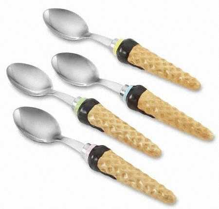 Ice Cream Cone Ice Cream Spoon