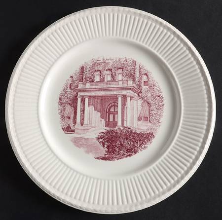 Trinity College Pink Dinner Plate