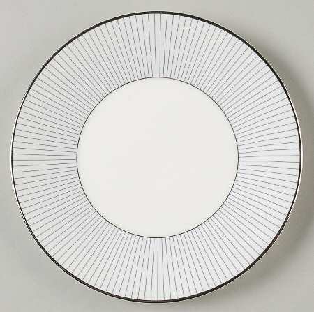 Jasper Conran Blue Pinstripe Bread & Butter Plate