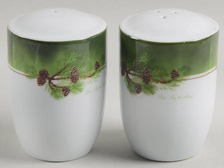 Pinecone Rim Salt & Pepper Set