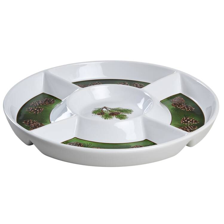 Pinecone Rim 1 Piece Chip & Dip