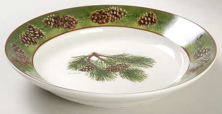 Pinecone Rim Rim Soup Bowl