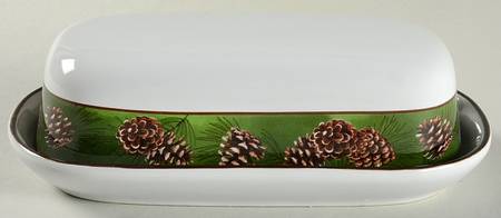 Pinecone Rim 1/4 Lb Covered Butter