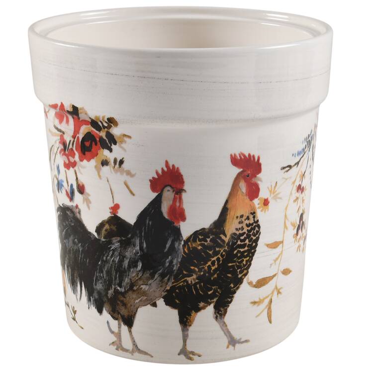 Rooster Francais Medium Canister No Lid