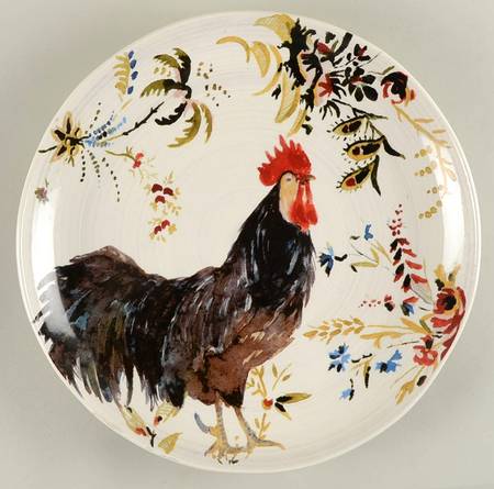 Rooster Francais 15" Chop Plate (Round Platter) by Williams-Sonoma