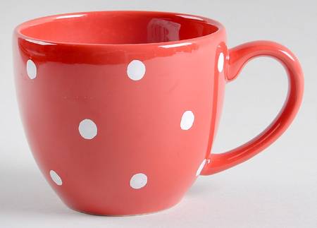 Polka Dots Red Mug