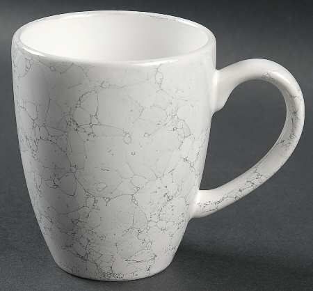 Marble White Latte Mug