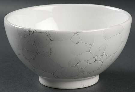 Marble White Soup/Cereal Bowl