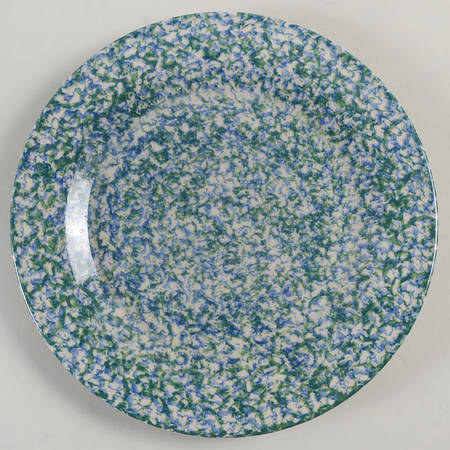 Blue Green Spongeware