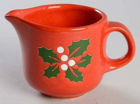 Holly on Red Creamer