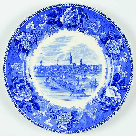 Boston Scenes Blue (No Trim) by Wedgwood