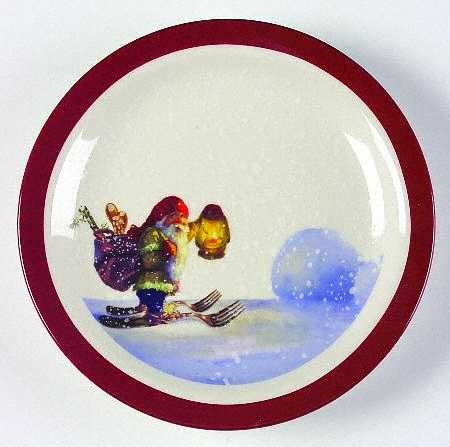 Nordic Elf Dessert/Pie Plate