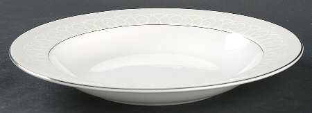 Ballet Icing Pearl Large Rim Soup Bowl