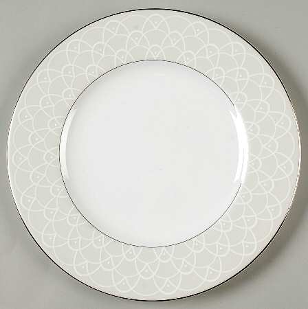 Ballet Icing Pearl Accent Salad Plate