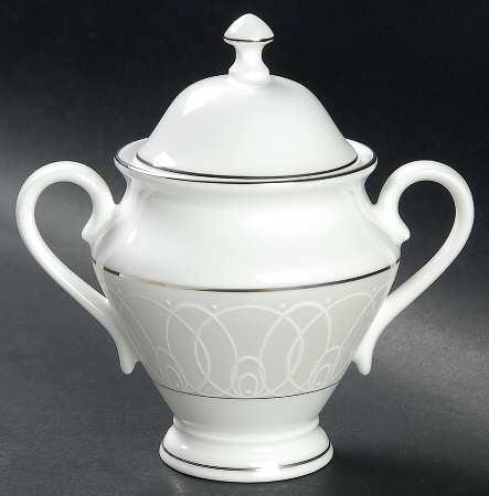 Ballet Icing Pearl Sugar Bowl & Lid