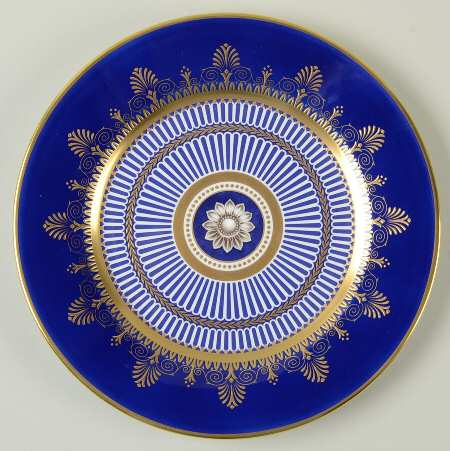 Anthemion Blue Salad Plate
