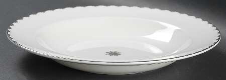 Vera Fleurs Large Rim Soup Bowl