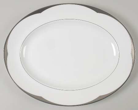 Vera Lotus 13" Oval Serving Platter