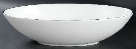 Jasper Conran Whitework 12" Oval Vegetable Bowl