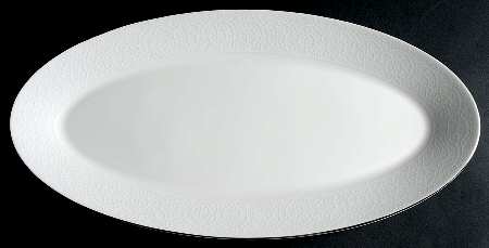 Jasper Conran Whitework 16" Oval Serving Platter
