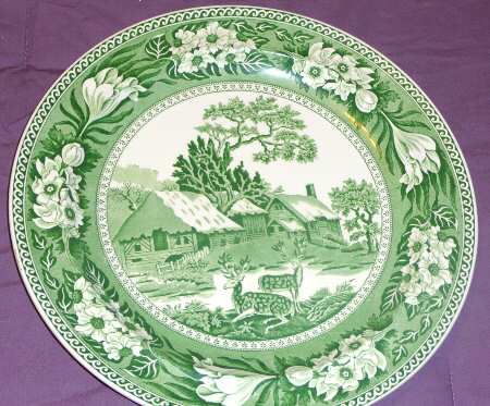 Fallow Deer Green by Wedgwood
