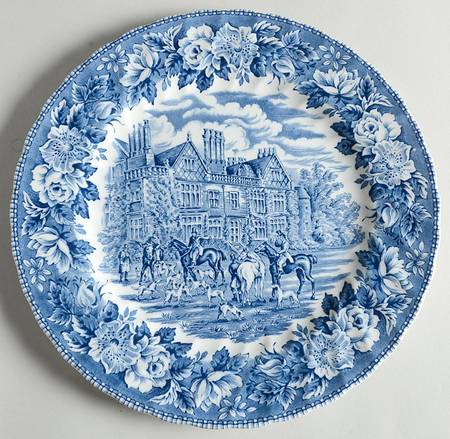 Hunt Blue (Scallop) by Wood &amp; Sons