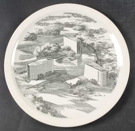 Brandeis University Dinner Plate