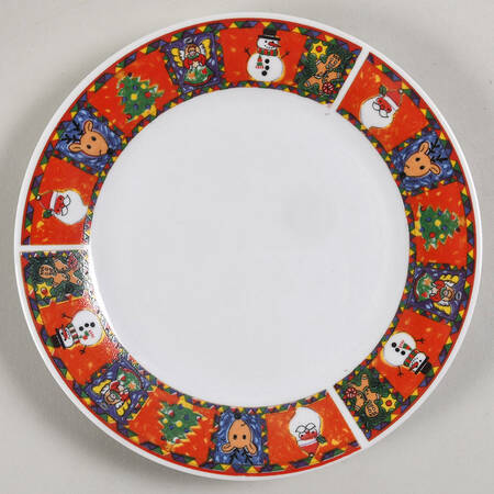Happy Holidays Salad Plate