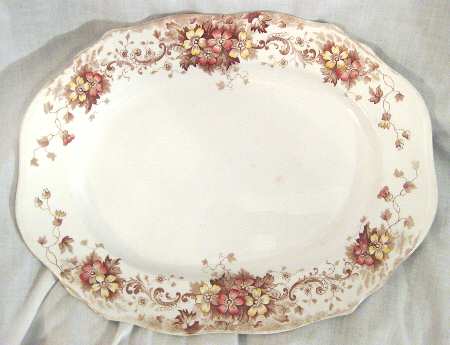 Stratford Multicolor 16" Oval Serving Platter