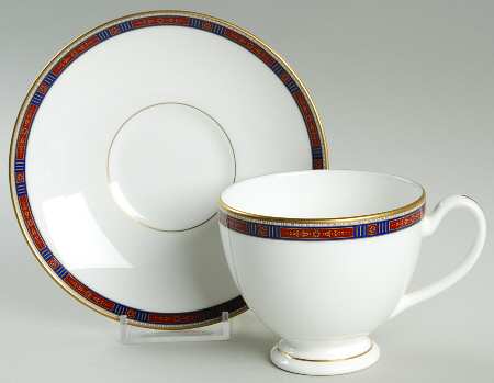 Wicklow Footed Cup & Saucer Set