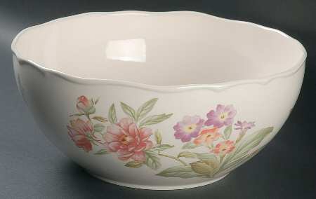 Martha's Garden 9" Round Serving Bowl