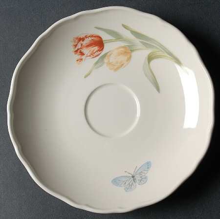 Martha's Garden Saucer for Flat Cup
