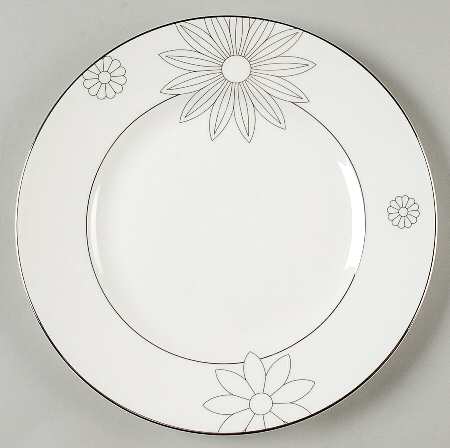 Modern Daisy Salad Plate
