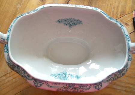 St Regis Blue Oval Vegetable No Lid