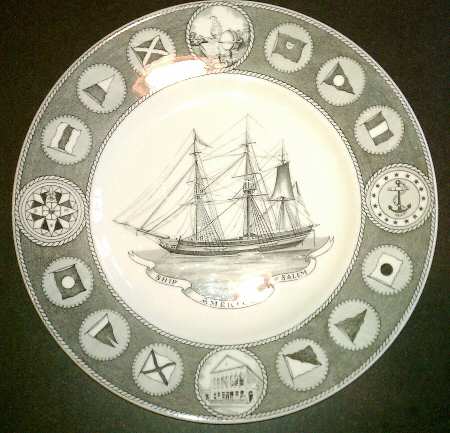 Peabody Museum (Gray) Dinner Plate