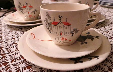 Bobo Flat Cup & Saucer Set