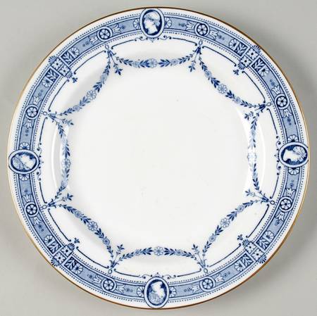 Adelphi Blue Luncheon Plate