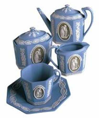 Prestige Jasperware Tea Set by Wedgwood