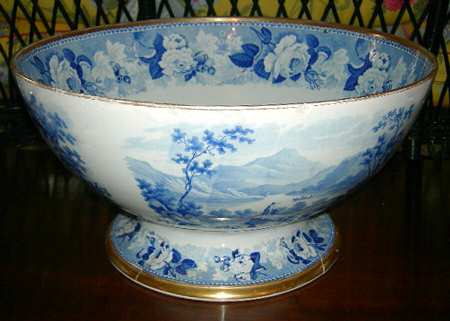 Landscape Dark Blue (Gold Trim) by Wedgwood