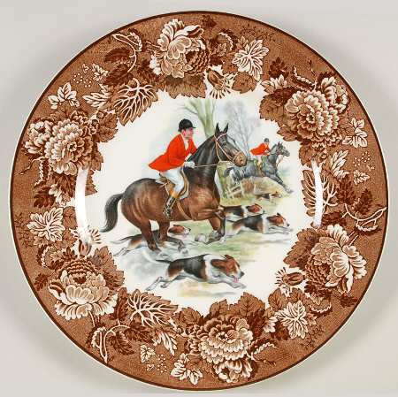 Fox Hunt Dinner Plate