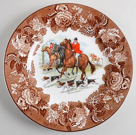 Fox Hunt Dinner Plate
