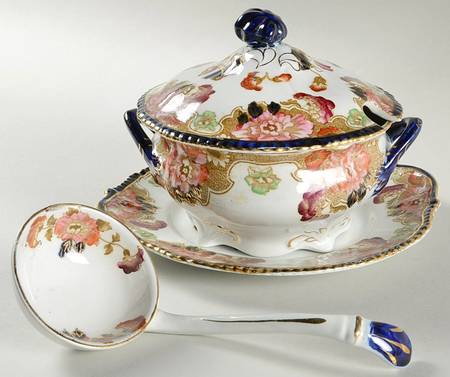 Cambridge Multicolor Sauce Boat & Lid & Underplate & Ladle