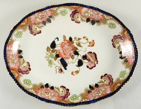 Cambridge Multicolor 18" Oval Serving Platter