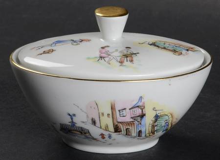 WIG1081 Mini Sugar Bowl & Lid