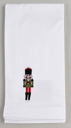 Nutcracker Embroidered Cloth Napkin