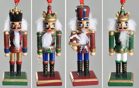 Nutcracker Ornamen - Set of 4 Motifs