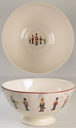 Nutcracker 12" Round Serving Bowl