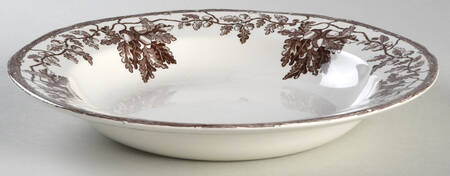 Burleigh Oak & Acorn Rim Soup Bowl