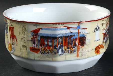 Paris Cafe Soup/Cereal Bowl