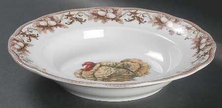 Turkey Large Rim Soup Bowl